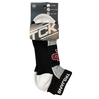 NP Retail Trojans Black Low Cut Socks