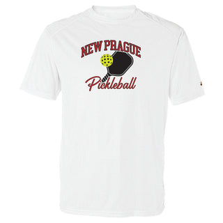 New Prague Pickleball - Badger Short Sleeve - Cardinal