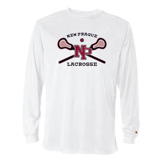 NPHS Lacrosse Badger Poly Long Sleeve T-Shirt