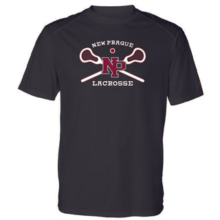 NPHS Lacrosse Badger Poly Short Sleeve T-Shirt