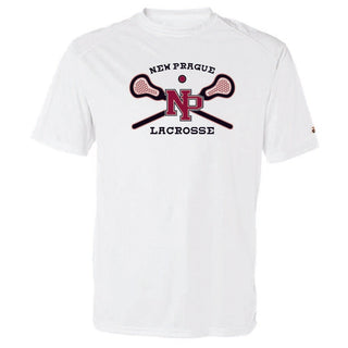 NPHS Lacrosse Badger Poly Short Sleeve T-Shirt