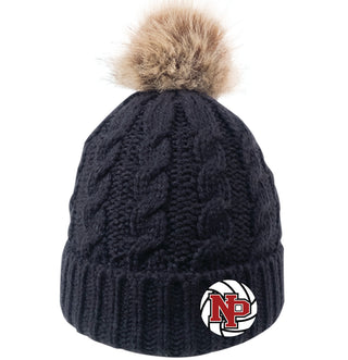 New Prague JO Volleyball Fuzzy Pom Hat