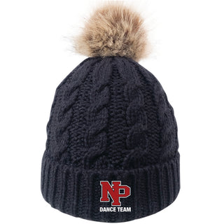 NPDT Beanie With Faux Fur Pom