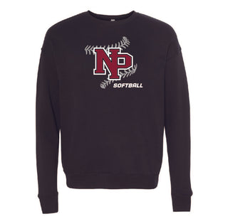 New Prague Softball - BELLA+CANVAS  Unisex Sponge Fleece Drop Shoulder Sweatshirt