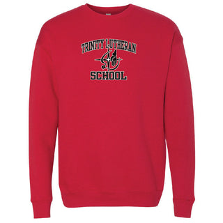 Trinity Lutheran School Bella+Canvas Crew Sweatshirt-School Logo Youth