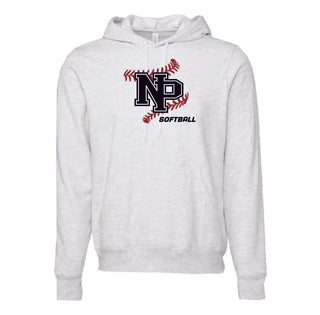 New Prague Softball - BELLA+CANVAS Unisex Sponge Fleece Pullover Hoodie