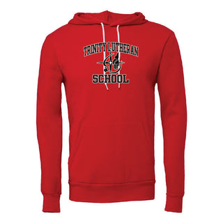 Trinity Lutheran School Bella+Canvas Hood Sweatshirt-School Logo