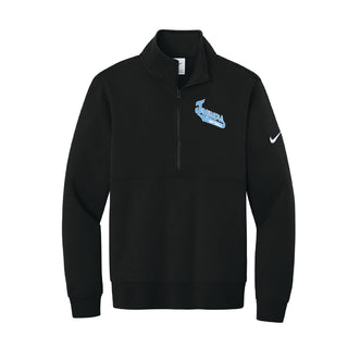 Jaguar Softball Nike Club Fleece Sleeve Swoosh 1/2-Zip-Script