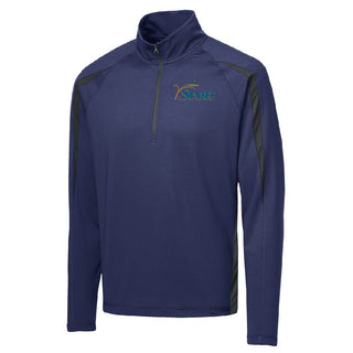 Scott County 1/4 Zip Colorblock Pullover