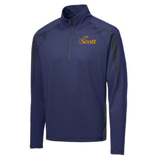 Scott County 1/4 Zip Colorblock Pullover