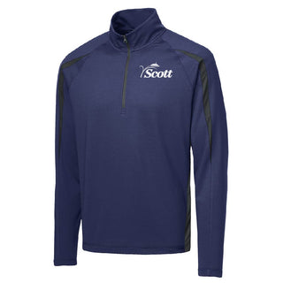 Scott County 1/4 Zip Colorblock Pullover