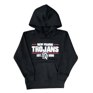 NP Retail Youth Boys Hoodie - New Prague Trojans Est Distressed