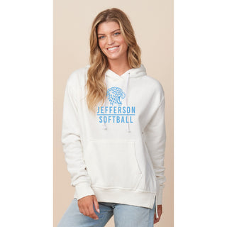 Jaguar Softball Ladies Pullover Hood - Jaguar