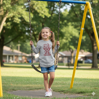 NP Retail Toddler/Youth Foam Finger Sports Fan Long Sleeve Tee