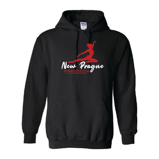 New Prague Gymnastics Youth Gildan Hooded Sweatshirt with Logo