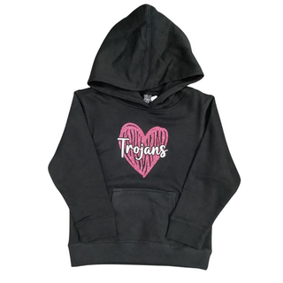 NP Retail Youth Girls Hoodie - Heart Glitter