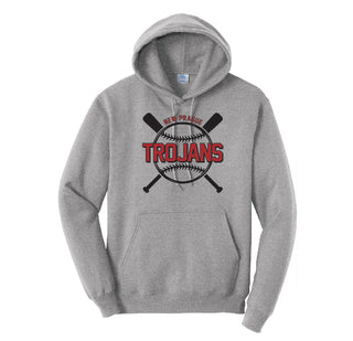 New Prague Traveling Baseball Hooded Sweatshirt - Bats