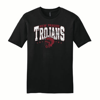 New Prague Trojans Arch Vintage Print District Tee