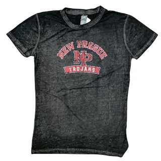 NP Retail J. America - Zen Ladies T-Shirt-distress banner