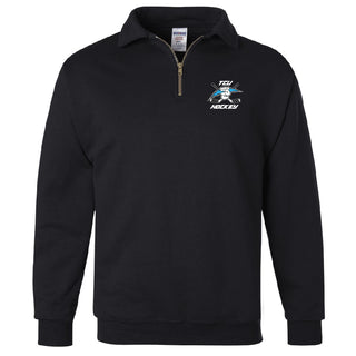Titan Hockey Quarter Zip Cadet Collar Sweatshirt