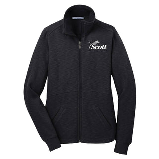 Scott County Ladies Slub Fleece Full Zip Jacket