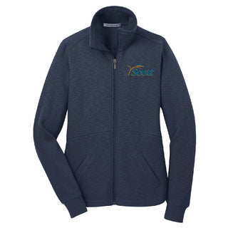 Scott County Ladies Slub Fleece Full Zip Jacket