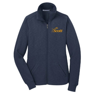 Scott County Ladies Slub Fleece Full Zip Jacket