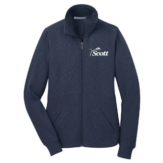 Scott County Ladies Slub Fleece Full Zip Jacket