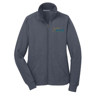 Scott County Ladies Slub Fleece Full Zip Jacket