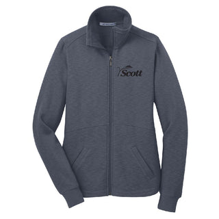 Scott County Ladies Slub Fleece Full Zip Jacket
