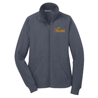 Scott County Ladies Slub Fleece Full Zip Jacket
