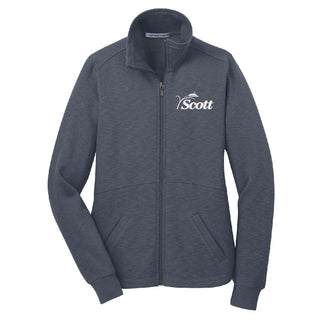 Scott County Ladies Slub Fleece Full Zip Jacket