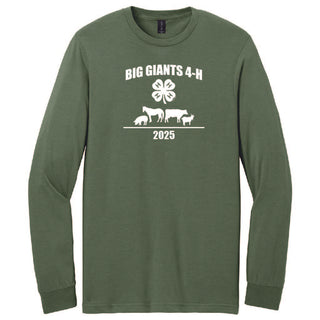 Big Giants 4-H Long Sleeve Tee