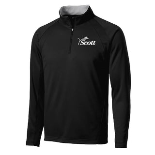 Scott County Unisex Sportwick Fleece 1/4  Zip