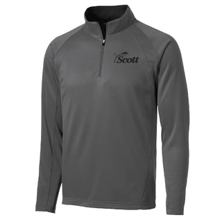 Scott County Unisex Sportwick Fleece 1/4  Zip