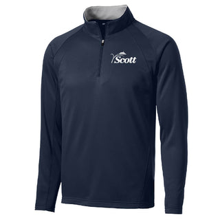Scott County Unisex Sportwick Fleece 1/4  Zip