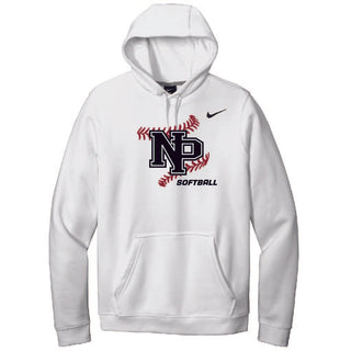 New Prague Softball - Nike Hooded Sweatshirt-Screen Print