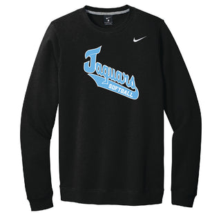 Jaguar Softball Nike Club Fleece Crew - Script