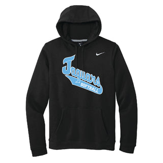 Jaguar Softball Nike Club Fleece Pullover Hoodie - Script