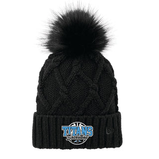 Titan Basketball Faux Fur Pom 2025