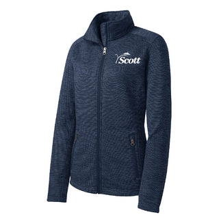 Scott County Ladies Digi Stripe Full Zip Jacket