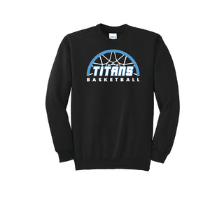 Titan Basketball Tall Essential Fleece Crewneck Sweatshirt 2025