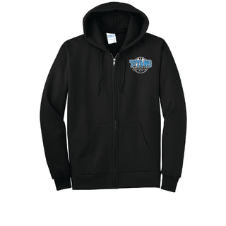 Titan Basketball Full-Zip Hooded Sweatshirt 2025 (Tall Sizes Available)