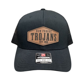 NP Retail Richardson - New Prague Snapback Trucker Cap - Leather Patch