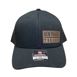 NP Retail Richardson - New Prague Snapback Trucker Cap - Leather Patch