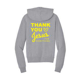 SWS Bella + Canvas Thank You Jesus Hooded Sweatshirt