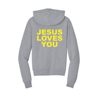 SWS Bella Canvas Jesus Loves You Hooded Sweatshirt