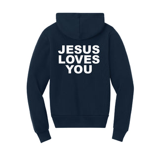 SWS Bella Canvas Jesus Loves You Hooded Sweatshirt