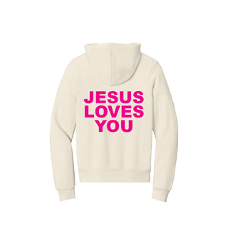 SWS Bella Canvas Jesus Loves You Hooded Sweatshirt