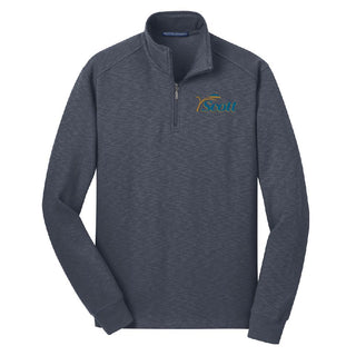 Scott County 1/4 Zip Slub Fleece Pullover